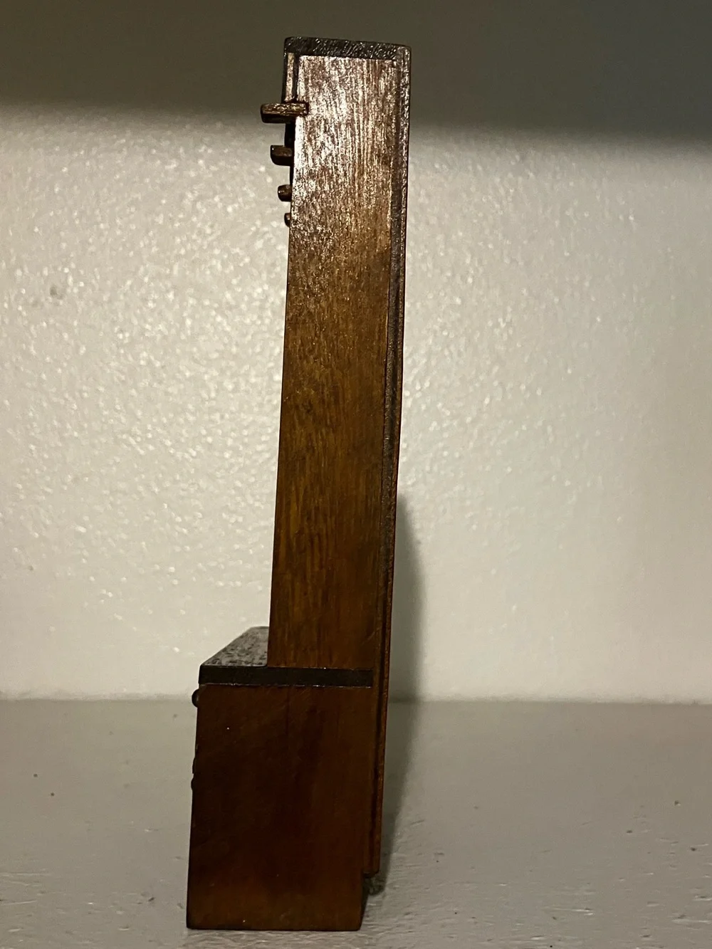 Miniature wooden display cabinet or hutch